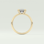 2.0 CT Asscher Cut Solitaire Lab-Grown Diamond Engagement Ring 6