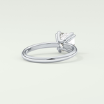 2.0 CT Asscher Cut Solitaire Lab-Grown Diamond Engagement Ring 14