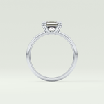 2.0 CT Asscher Cut Solitaire Lab-Grown Diamond Engagement Ring 18