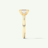 2.0 CT Asscher Cut Solitaire Lab-Grown Diamond Engagement Ring