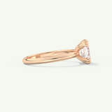 2.0 CT Asscher Cut Solitaire Lab-Grown Diamond Engagement Ring
