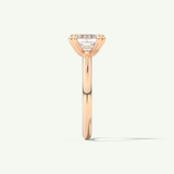 2.0 CT Asscher Cut Solitaire Lab-Grown Diamond Engagement Ring