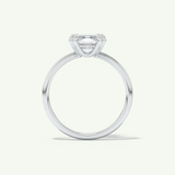 2.0 CT Asscher Cut Solitaire Lab-Grown Diamond Engagement Ring