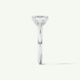 2.0 CT Asscher Cut Solitaire Lab-Grown Diamond Engagement Ring