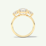 2.0 CT Round Cut Three Stone Lab-Grown Diamond Engagement Ring