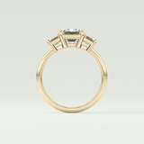 2.0 CT Emerald Cut Three Stone Lab-Grown Diamond Engagement Ring 6
