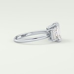 2.0 CT Emerald Cut Three Stone Lab-Grown Diamond Engagement Ring 15