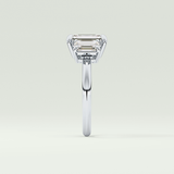 2.0 CT Emerald Cut Three Stone Lab-Grown Diamond Engagement Ring 16