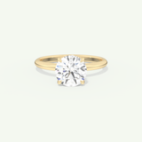 1.5 CT Round Cut Solitaire Lab-Grown Diamond Engagement Ring