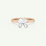 1.5 CT Round Cut Solitaire Lab-Grown Diamond Engagement Ring