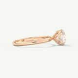 1.5 CT Round Cut Solitaire Lab-Grown Diamond Engagement Ring