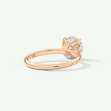 1.5 CT Round Cut Solitaire Lab-Grown Diamond Engagement Ring