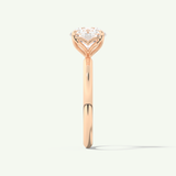 1.5 CT Round Cut Solitaire Lab-Grown Diamond Engagement Ring