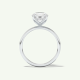 1.5 CT Round Cut Solitaire Lab-Grown Diamond Engagement Ring