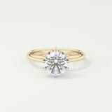 1.5 CT Round Cut Solitaire Lab-Grown Diamond Engagement Ring 1