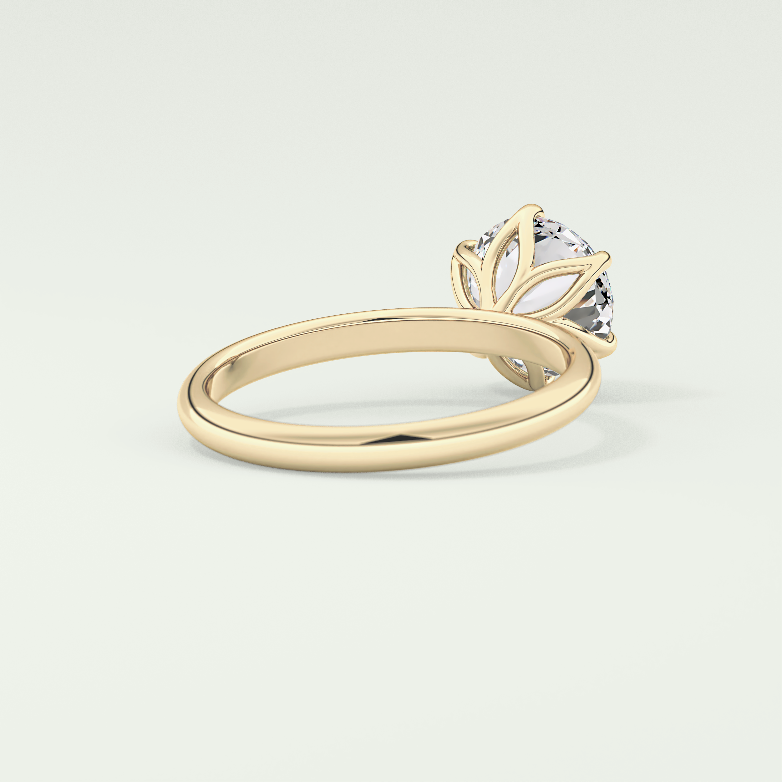 1.5 CT Round Cut Solitaire Lab-Grown Diamond Engagement Ring 2