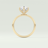 1.5 CT Round Cut Solitaire Lab-Grown Diamond Engagement Ring 6