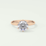 1.5 CT Round Cut Solitaire Lab-Grown Diamond Engagement Ring 7