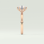 1.5 CT Round Cut Solitaire Lab-Grown Diamond Engagement Ring 10