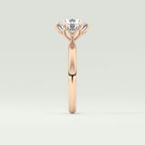 1.5 CT Round Cut Solitaire Lab-Grown Diamond Engagement Ring 10