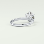 1.5 CT Round Cut Solitaire Lab-Grown Diamond Engagement Ring 14