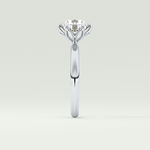 1.5 CT Round Cut Solitaire Lab-Grown Diamond Engagement Ring 16