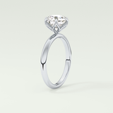 1.5 CT Round Cut Solitaire Lab-Grown Diamond Engagement Ring 17