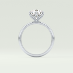 1.5 CT Round Cut Solitaire Lab-Grown Diamond Engagement Ring 18