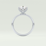 1.5 CT Round Cut Solitaire Lab-Grown Diamond Engagement Ring 18