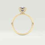 1.75 CT Emerald Cut Solitaire Lab-Grown Diamond Engagement Ring 6