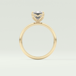 1.75 CT Emerald Cut Solitaire Moissanite Engagement Ring