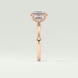 1.75 CT Emerald Cut Solitaire Lab-Grown Diamond Engagement Ring 10
