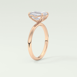 1.75 CT Emerald Cut Solitaire Lab-Grown Diamond Engagement Ring 11
