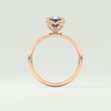 1.75 CT Emerald Cut Solitaire Lab-Grown Diamond Engagement Ring 12