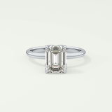 1.75 CT Emerald Cut Solitaire Lab-Grown Diamond Engagement Ring 13