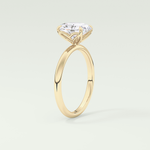 1.5 CT Oval Cut Solitaire Lab-Grown Diamond Engagement Ring 5