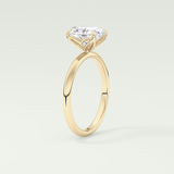 1.5 CT Oval Cut Solitaire Lab-Grown Diamond Engagement Ring 5