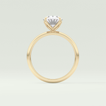 1.5 CT Oval Cut Solitaire Lab-Grown Diamond Engagement Ring 6