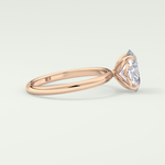 1.5 CT Oval Cut Solitaire Lab-Grown Diamond Engagement Ring 9