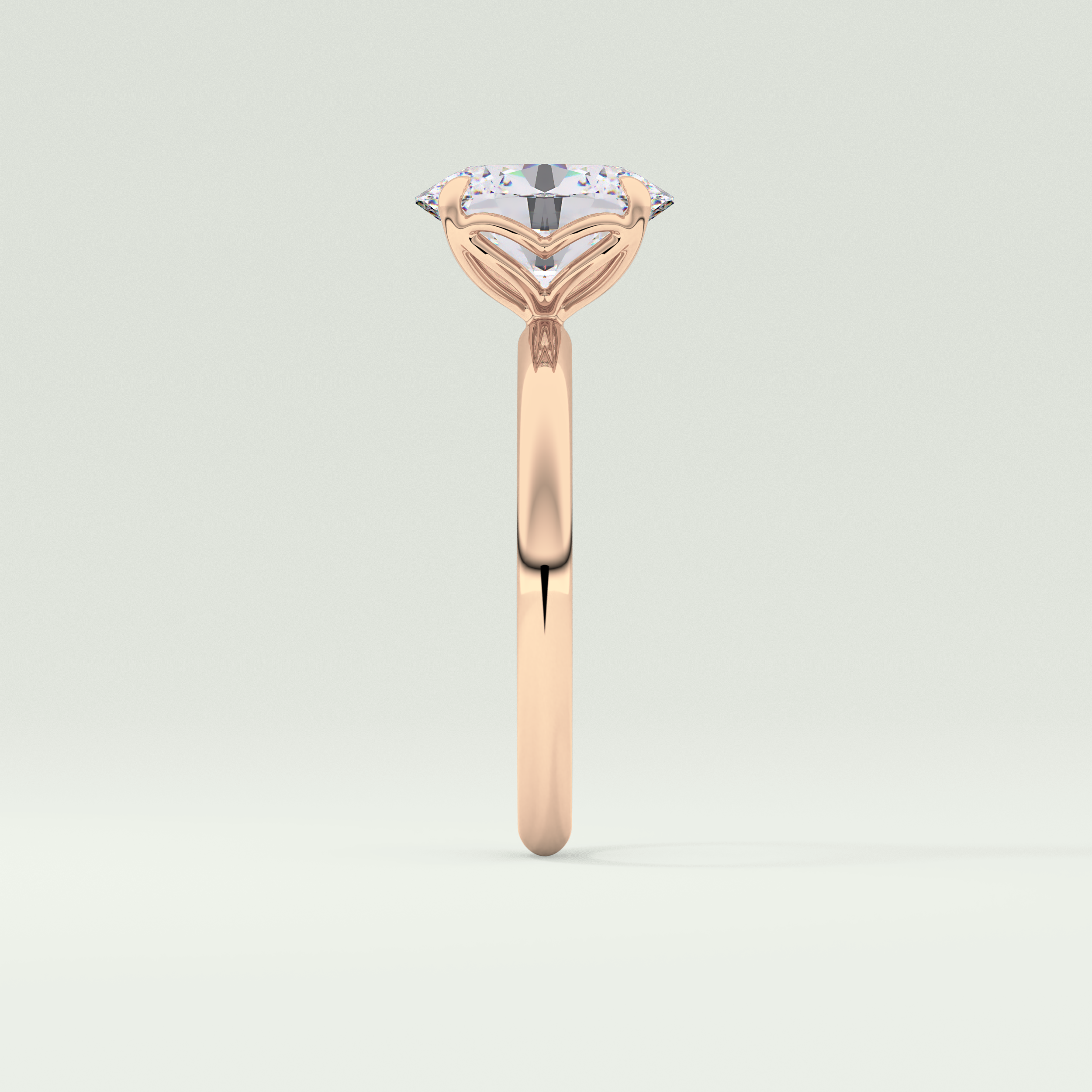 1.5 CT Oval Cut Solitaire Lab-Grown Diamond Engagement Ring 10
