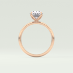 1.5 CT Oval Cut Solitaire Lab-Grown Diamond Engagement Ring 12
