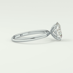 1.5 CT Oval Cut Solitaire Lab-Grown Diamond Engagement Ring 15