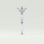 1.5 CT Oval Cut Solitaire Lab-Grown Diamond Engagement Ring 16