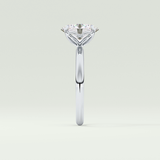 1.5 CT Oval Cut Solitaire Lab-Grown Diamond Engagement Ring 16