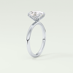 1.5 CT Oval Cut Solitaire Lab-Grown Diamond Engagement Ring 17