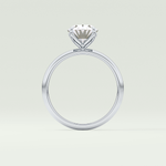 1.5 CT Oval Cut Solitaire Lab-Grown Diamond Engagement Ring 18