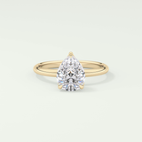 2.0 CT Pear Cut Solitaire Lab-Grown Diamond Engagement Ring 1