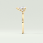 2.0 CT Pear Cut Solitaire Lab-Grown Diamond Engagement Ring 4