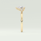 2.0 CT Pear Cut Solitaire Lab-Grown Diamond Engagement Ring 4