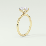 2.0 CT Pear Cut Solitaire Lab-Grown Diamond Engagement Ring 5
